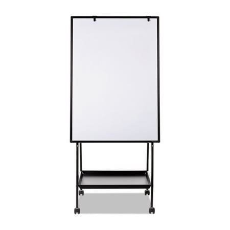 Bi-Silque MasterVisi, Creation Station Magnetic Dry Erase Board, 29 1/2 X 74 7/8, Black Frame EA49145016